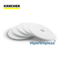 5 cepillos-esponja circular muy suave blanco 432 mm