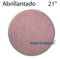 5 discos 3M abrillantado alta velocidad rosa 21"