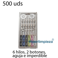 500 Set de costura amenities Bio