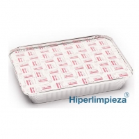 500 tapas envases rectangular de 1000ml