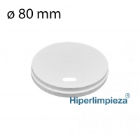 500 tapas para vaso de papel blancas 80mm