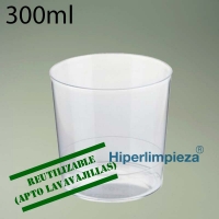 510 Vasos cóctel reutilizables PS 300ml