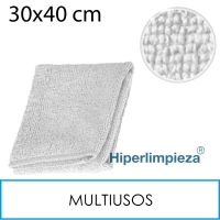 6 Bayetas Microfibra 320gr 40x30cm blanco
