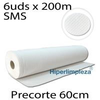 6 rollos papel camilla SMS 200 m