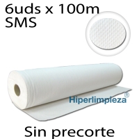 6 rollos papel camilla SMS 100 m