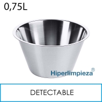 Bol detectable acero inox 0,75L
