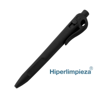 Bolígrafo detectable clip estándar M104 negro