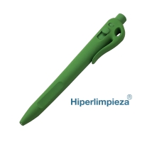 Bolígrafo detectable clip gel M104 verde