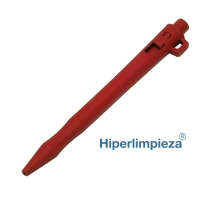 Bolígrafo detectable para cordón gel M101 rojo