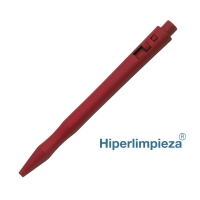 Bolígrafo detectable sin clip estándar M101 rojo