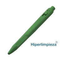 Bolígrafo detectable sin clip gel M104 verde