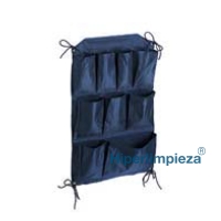 Bolsa con bolsillos multi plastificada