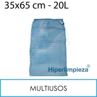 Bolsa lavado bayetas-mopas 20L azul