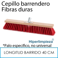Cepillo barrendero madera 40 cm