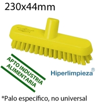 Cepillo barrer 230mm extraduro amarillo