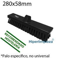 Cepillo barrer 280mm extraduro HOST negro