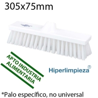 Cepillo barrer 305mm duro blanco