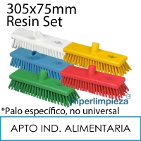 Cepillo barrer 305mm duro Resin Set 1