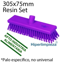 Cepillo barrer 305mm Resin Set medio violeta PROF