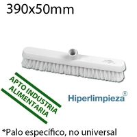 Cepillo barrer 390mm duro blanco PROF