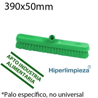 Cepillo barrer 390mm duro verde PROF