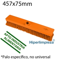 Cepillo barrer 457mm intermedio naranja PROF