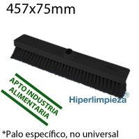 Cepillo barrer 457mm intermedio negro PROF