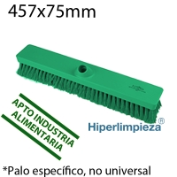 Cepillo barrer 457mm intermedio verde PROF
