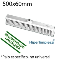 Cepillo barrer 500mm duro blanco