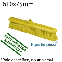 Cepillo barrer 610mm medio amarillo PROF