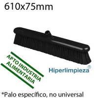 Cepillo barrer 610mm medio negro PROF