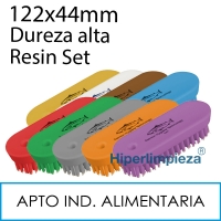 Cepillo de uñas 122x44mm duro Resin Set 1