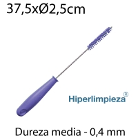 Cepillo limpiatubos alambre 25mm violeta