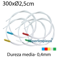 Cepillo limpiatubos alambre flexible 25mm