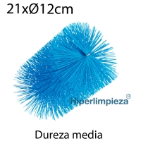 Cepillo limpiatubos sin mango 120mm medio azul 1