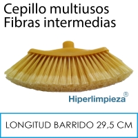 Cepillo multiusos 29,5 cm amarillo
