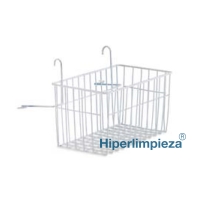 Cesta portaobjetos plastificado