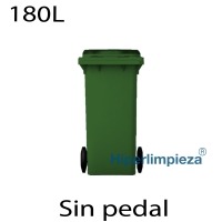 Contenedor de basura 180L verde
