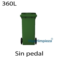 Contenedores de basura 360L verde400