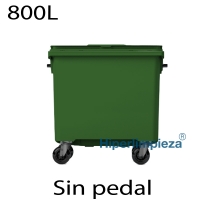 Contenedores de basura 800L verde400