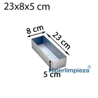 Cubertero modular PS 23x8x5cm plata 1