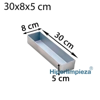 Cubertero modular PS 30x8x5cm plata 1