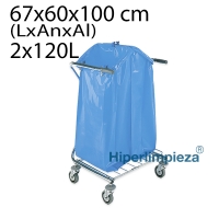 Cubo de basura Doble Dust HL4070