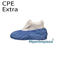 Cubrezapatos polietileno azul CPE extra 1000uds