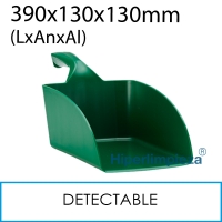 Cuchara de mano 2L detectable alimentaria verde