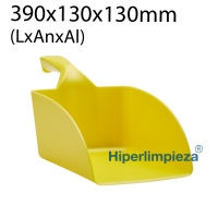 Cuchara de mano 2L industria alimentaria amarillo
