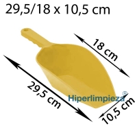 Cuchara de mano alimentaria 0,44L amarillo