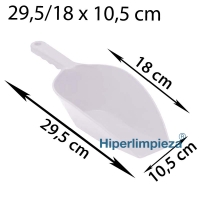 Cuchara de mano alimentaria 0,44L blanco