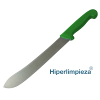 Cuchillo profesional detectable carnicero 305mm MT048 verde