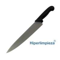 Cuchillo profesional detectable chef 159mm MT047 negro